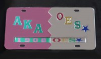 Alpha Kappa Alpha Split Front Plate 
