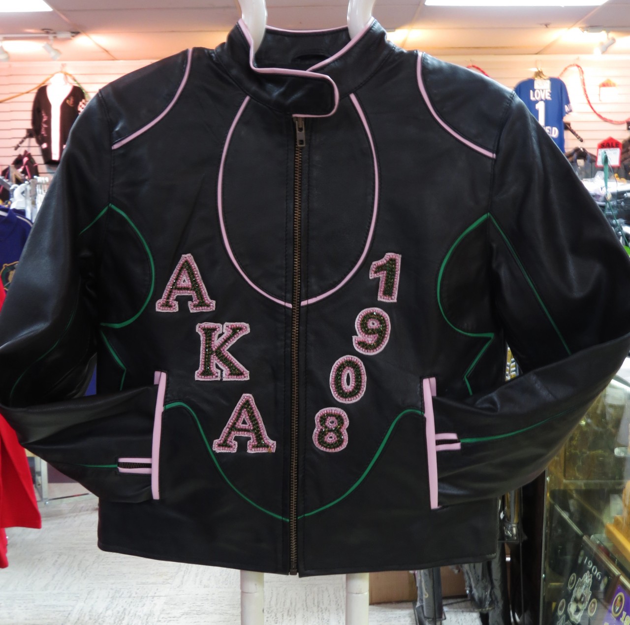 alpha kappa alpha bomber jacket