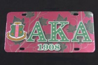 Alpha Kappa Alpha - Printed Crest License Plates 