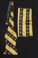Masonic Self-Tie Bow Tie & Handkerchief Set 